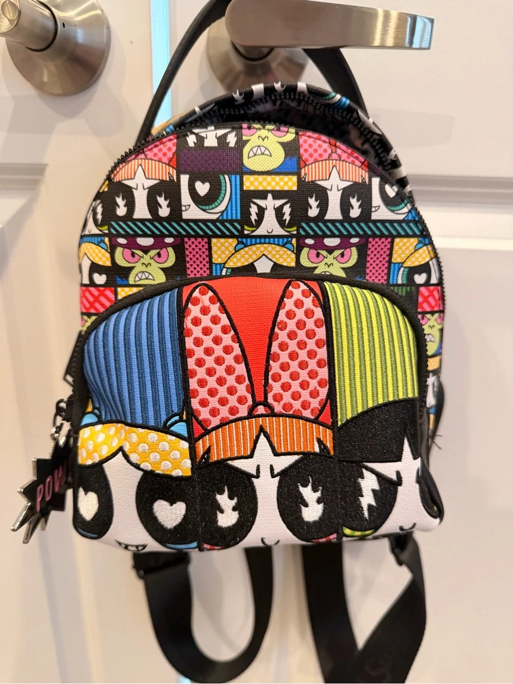 FRED SIGAL Multi-Color Mini Backpack - Black Straps